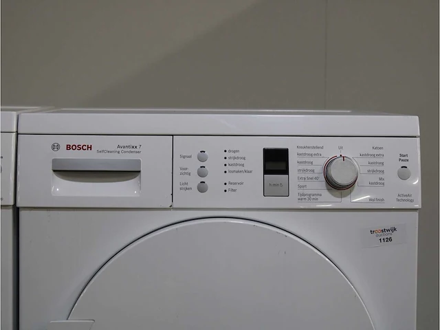 Serie|6 varioperfect ecosilence drive wasmachine & bosch avantixx 7 selfcleaning condenser activeair technology droger - afbeelding 6 van  8