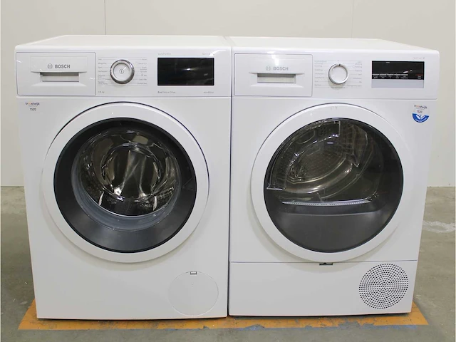 Serie|6 varioperfect ecosilence drive wasmachine & bosch serie|4 droger - afbeelding 1 van  8
