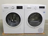Serie|6 varioperfect ecosilence drive wasmachine & bosch serie|4 droger - afbeelding 1 van  8