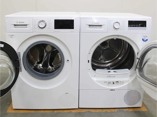 Serie|6 varioperfect ecosilence drive wasmachine & bosch serie|4 droger - afbeelding 2 van  8