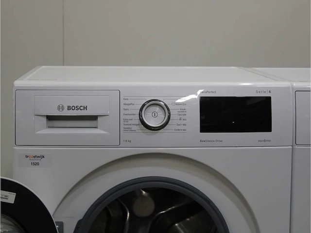 Serie|6 varioperfect ecosilence drive wasmachine & bosch serie|4 droger - afbeelding 3 van  8