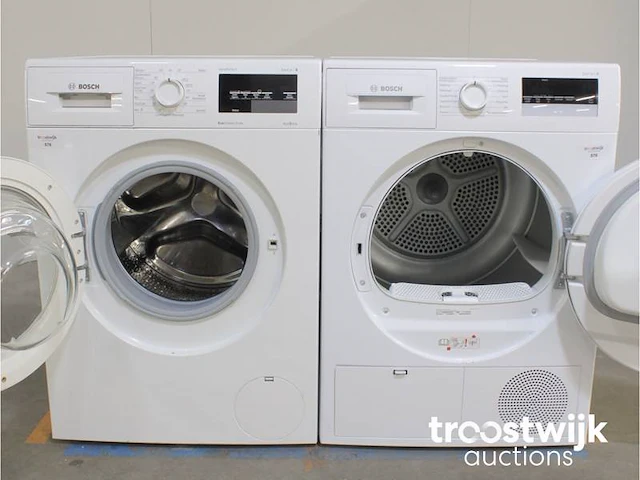 Serie|6 varioperfect ecosilence drive wasmachine & bosch serie|4 droger - afbeelding 2 van  8