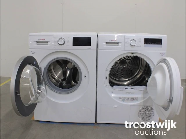 Serie|6 varioperfect ecosilence drive wasmachine & bosch serie|4 droger - afbeelding 2 van  8