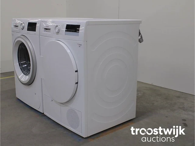 Serie|6 varioperfect ecosilence drive wasmachine & bosch serie|4 droger - afbeelding 7 van  8