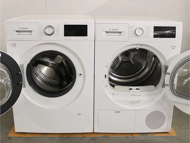 Serie|6 varioperfect ecosilence drive wasmachine & bosch serie|6 droger - afbeelding 2 van  8
