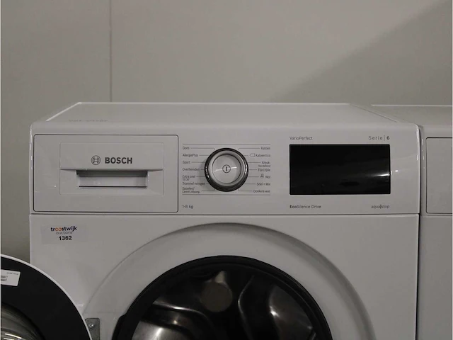 Serie|6 varioperfect ecosilence drive wasmachine & bosch serie|6 droger - afbeelding 3 van  8