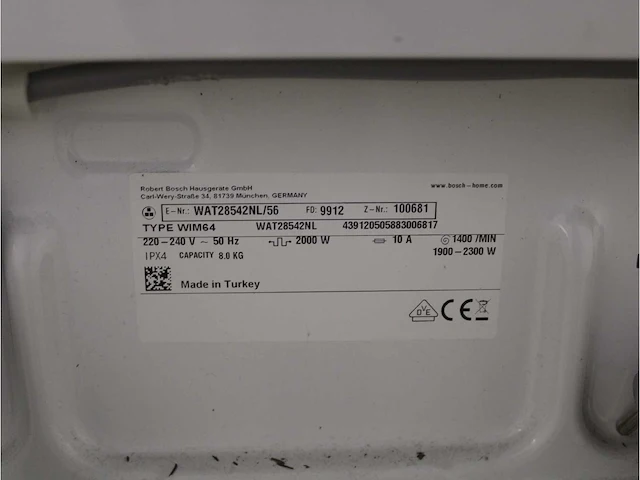 Serie|6 varioperfect ecosilence drive wasmachine & bosch serie|6 droger - afbeelding 5 van  8