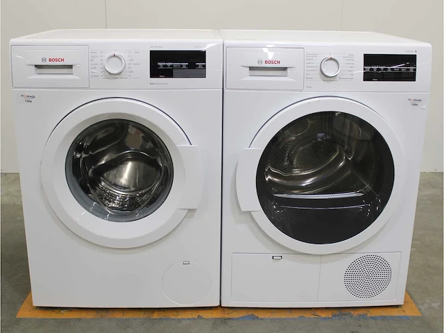 Serie|6 varioperfect ecosilence drive wasmachine & bosch serie|6 droger - afbeelding 1 van  8