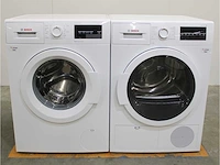 Serie|6 varioperfect ecosilence drive wasmachine & bosch serie|6 droger - afbeelding 1 van  8