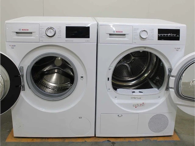 Serie|6 varioperfect ecosilence drive wasmachine & bosch serie|6 droger - afbeelding 2 van  8