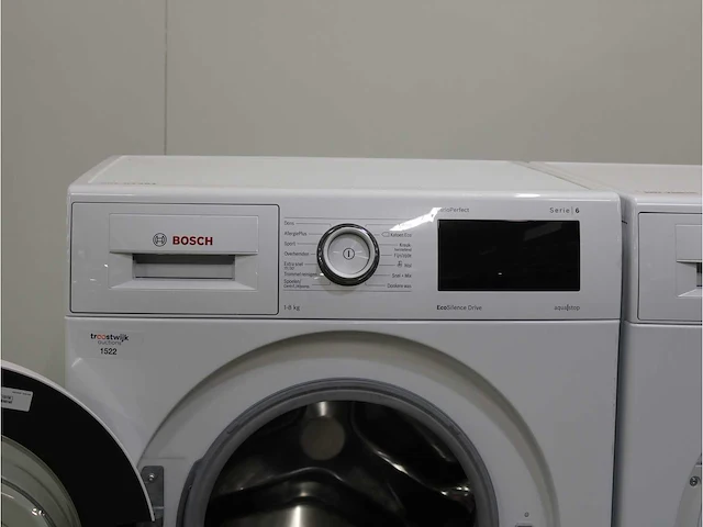 Serie|6 varioperfect ecosilence drive wasmachine & bosch serie|6 droger - afbeelding 3 van  8