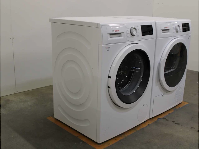 Serie|6 varioperfect ecosilence drive wasmachine & bosch serie|6 droger - afbeelding 4 van  8