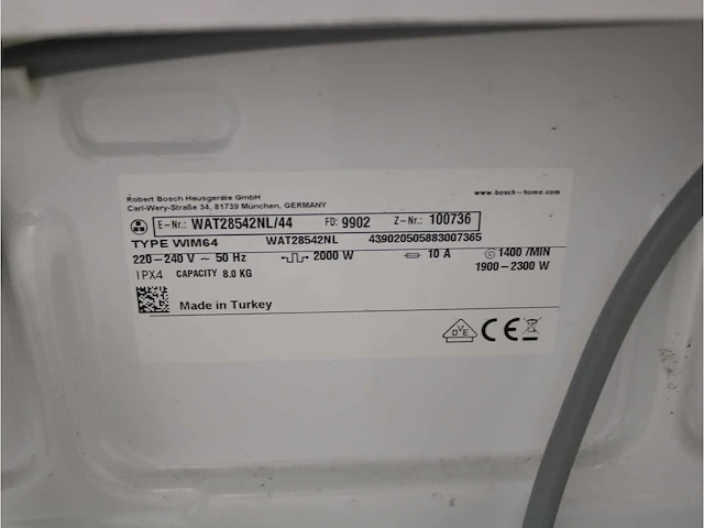 Serie|6 varioperfect ecosilence drive wasmachine & bosch serie|6 droger - afbeelding 5 van  8