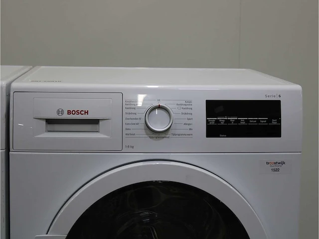 Serie|6 varioperfect ecosilence drive wasmachine & bosch serie|6 droger - afbeelding 6 van  8