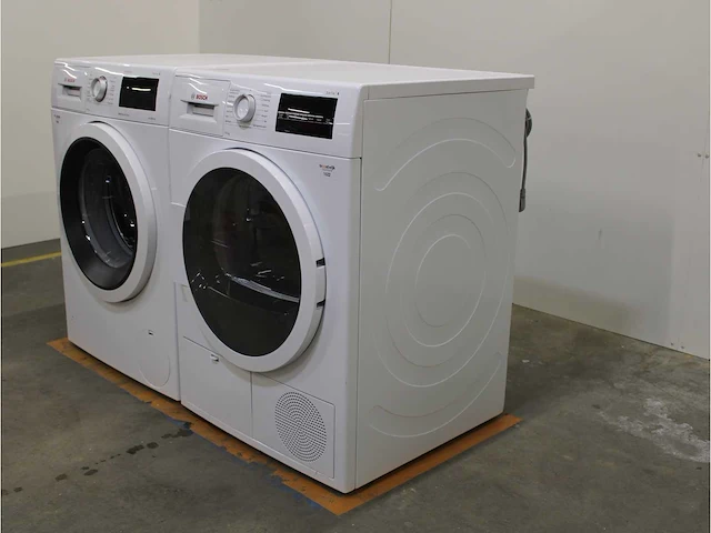 Serie|6 varioperfect ecosilence drive wasmachine & bosch serie|6 droger - afbeelding 7 van  8