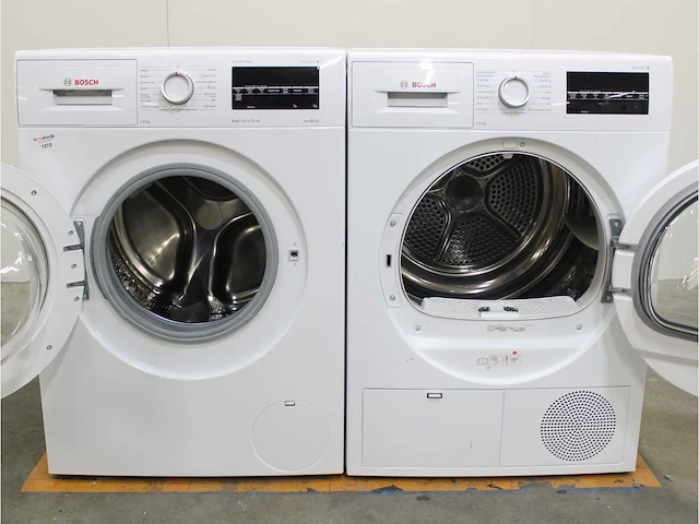 Serie|6 varioperfect ecosilence drive wasmachine & bosch serie|6 droger - afbeelding 2 van  8