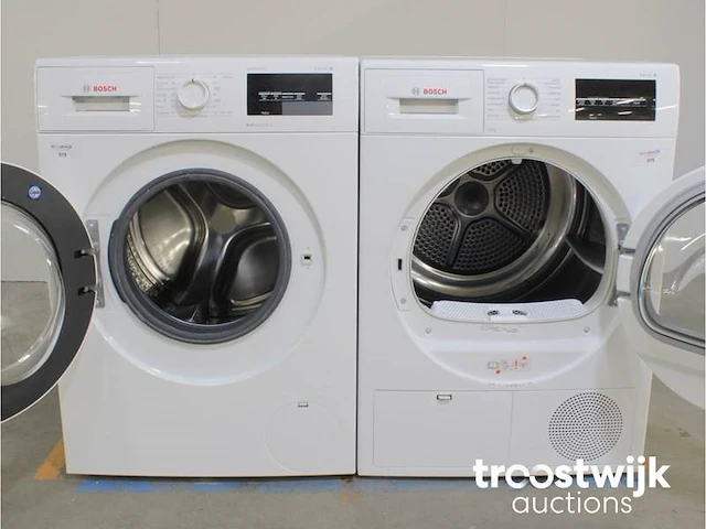 Serie|6 varioperfect ecosilence drive wasmachine & bosch serie|6 droger - afbeelding 2 van  8