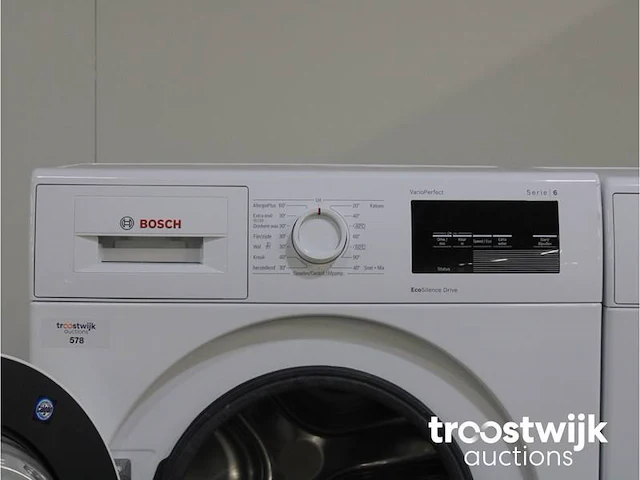 Serie|6 varioperfect ecosilence drive wasmachine & bosch serie|6 droger - afbeelding 3 van  8
