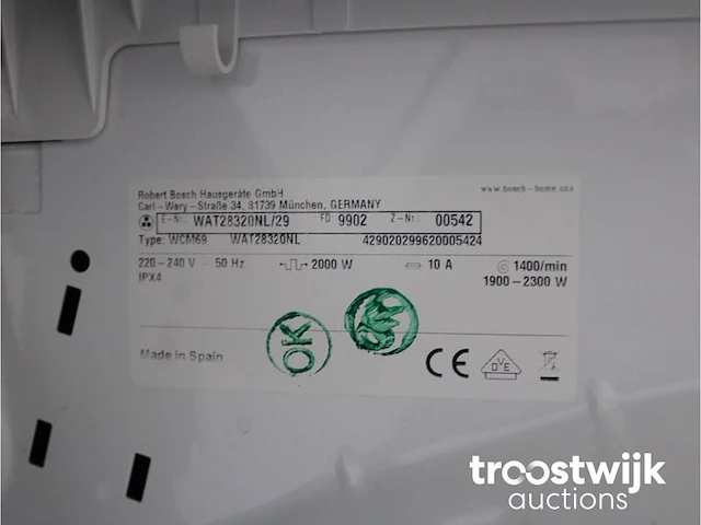 Serie|6 varioperfect ecosilence drive wasmachine & bosch serie|6 droger - afbeelding 5 van  8