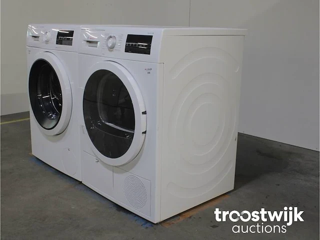 Serie|6 varioperfect ecosilence drive wasmachine & bosch serie|6 droger - afbeelding 7 van  8