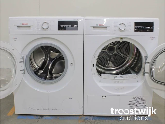 Serie|6 varioperfect ecosilence drive wasmachine & bosch serie|6 droger - afbeelding 2 van  7