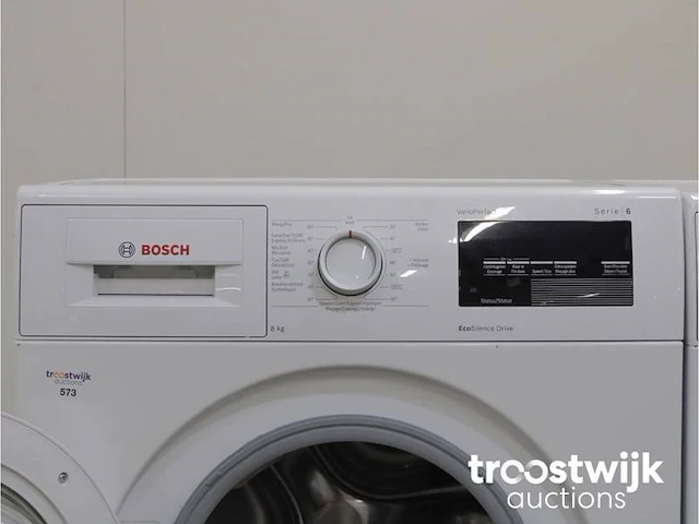 Serie|6 varioperfect ecosilence drive wasmachine & bosch serie|6 droger - afbeelding 3 van  7
