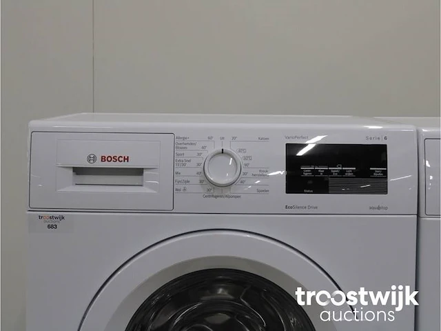 Serie|6 varioperfect ecosilence drive wasmachine & bosch serie|6 droger - afbeelding 3 van  8
