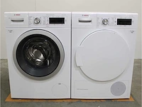 Serie|8 i-dos wasmachine & bosch serie|8 selfcleaning condenser droger - afbeelding 1 van  8