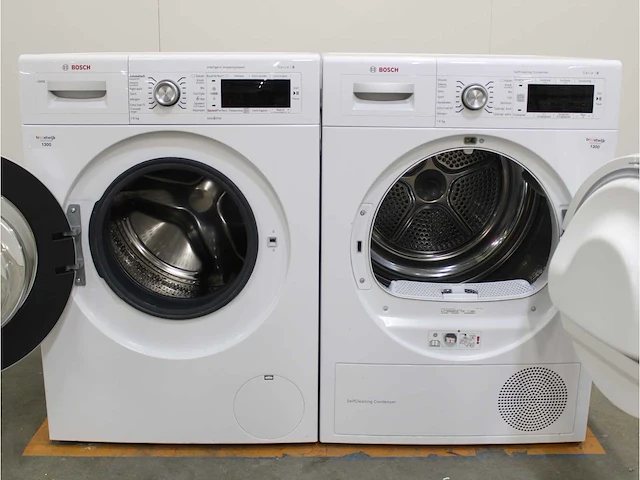Serie|8 i-dos wasmachine & bosch serie|8 selfcleaning condenser droger - afbeelding 2 van  8