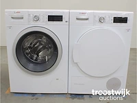 Serie|8 i-dos wasmachine & bosch serie|8 selfcleaning condenser droger - afbeelding 1 van  8