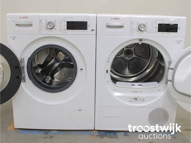 Serie|8 i-dos wasmachine & bosch serie|8 selfcleaning condenser droger - afbeelding 2 van  8