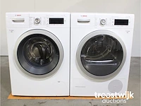 Serie|8 i-dos wasmachine & bosch serie|8 selfcleaning condenser droger - afbeelding 1 van  8