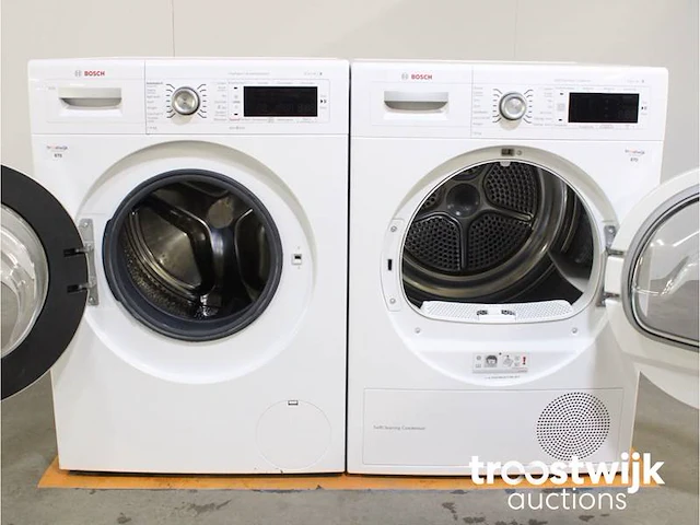 Serie|8 i-dos wasmachine & bosch serie|8 selfcleaning condenser droger - afbeelding 2 van  8