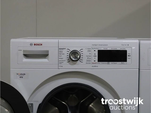 Serie|8 i-dos wasmachine & bosch serie|8 selfcleaning condenser droger - afbeelding 3 van  8