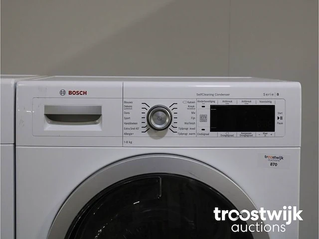 Serie|8 i-dos wasmachine & bosch serie|8 selfcleaning condenser droger - afbeelding 6 van  8