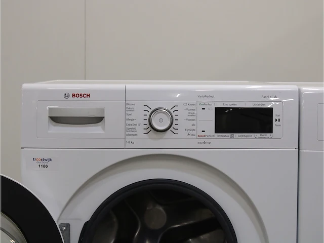 Serie|8 varioperfect wasmachine & bosch serie|8 selfcleaning condenser droger - afbeelding 3 van  8