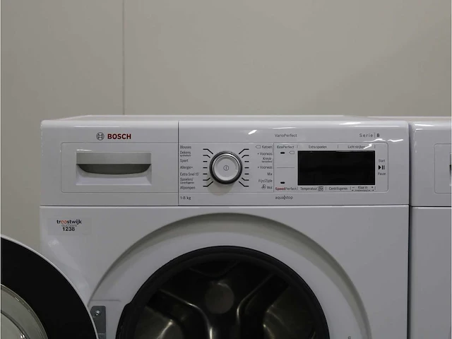 Serie|8 varioperfect wasmachine & bosch serie|8 selfcleaning condenser droger - afbeelding 3 van  8