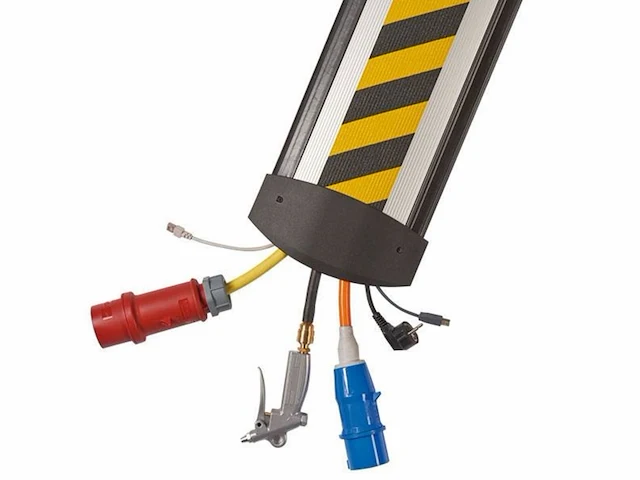 Serpa kabelbrug easyloader max hd b25/300 cm zwart/aluminium incl. eindkappen - afbeelding 2 van  3