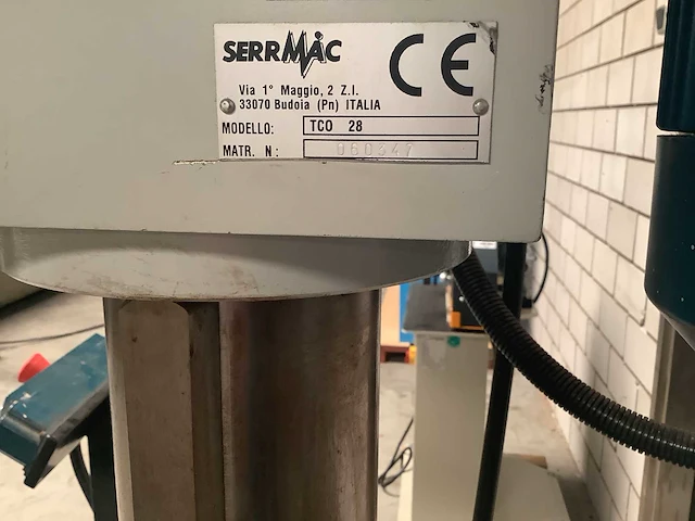Serrmac - tco 28 - kolomboormachine - afbeelding 8 van  8