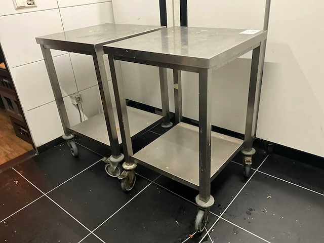 Serveerwagen (2x) - afbeelding 1 van  5