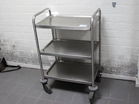 Serveerwagen met 3 etages. afmeting 63x 42 x 95 cm. - afbeelding 1 van  2
