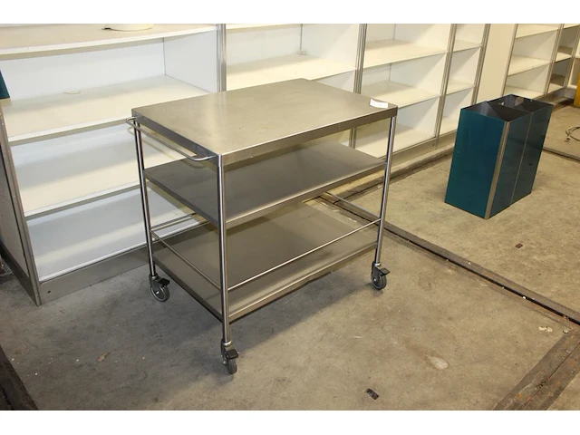Serveerwagentje. afmeting 88 x 57 x 86 cm. - afbeelding 2 van  2