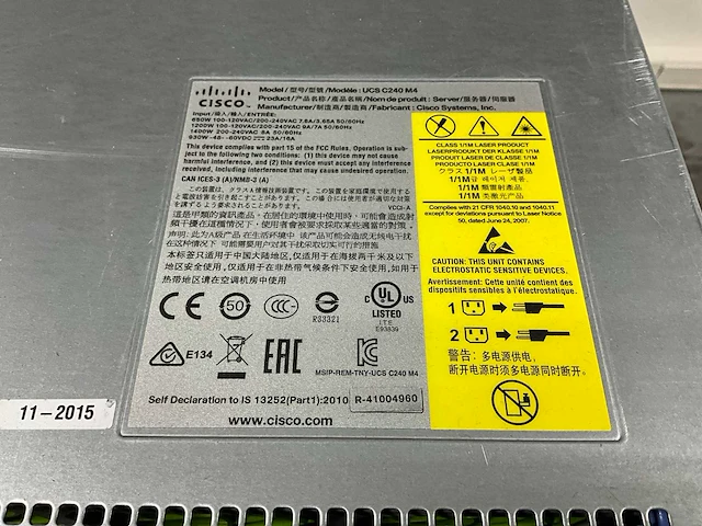 Server - cisco - ucs c240 m4 - 2x e5-2660 v3 - afbeelding 4 van  4