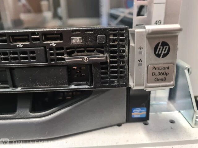 Server hp, proliant dl360p gen8, donkergrijs / antraciet - afbeelding 1 van  5