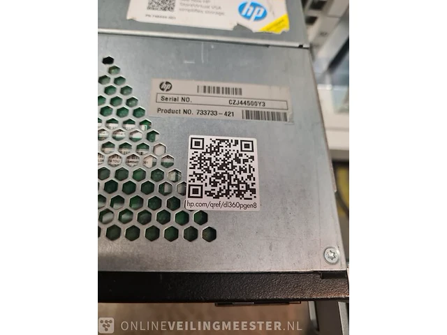 Server hp, proliant dl360p gen8, donkergrijs / antraciet - afbeelding 4 van  5