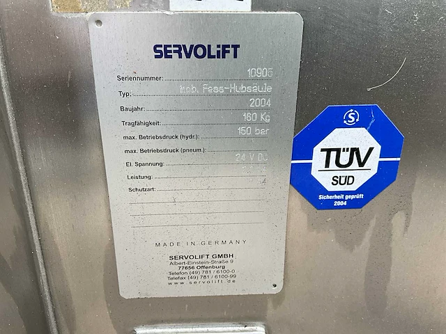 Servolift rvs materiaallift - afbeelding 14 van  21