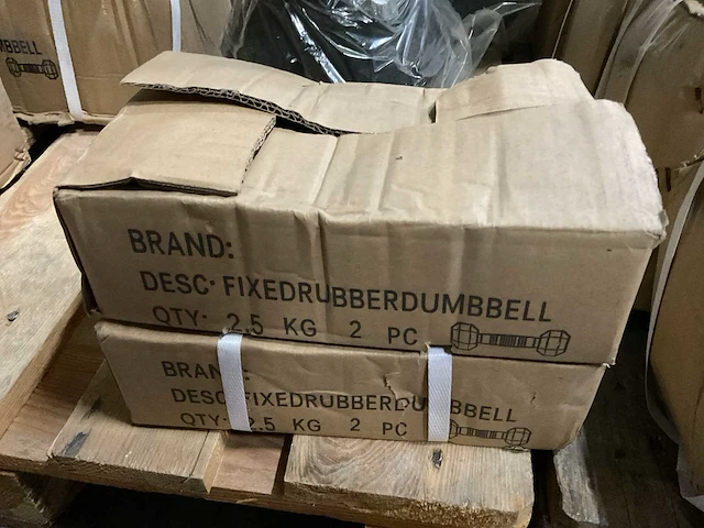 Set á 2 stuks 2.5kg hexagon dumbells (2x) - afbeelding 2 van  2