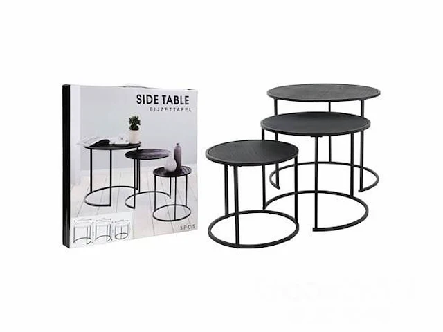 Set á 3 stuks bijzettafels - afbeelding 1 van  1