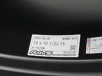 Set a 4x velg nismo, gt4 disc wheel / 5-114.3bk - afbeelding 7 van  40