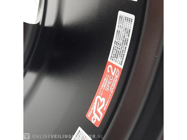 Set a 4x velg nismo, gt4 disc wheel / 5-114.3bk - afbeelding 9 van  40